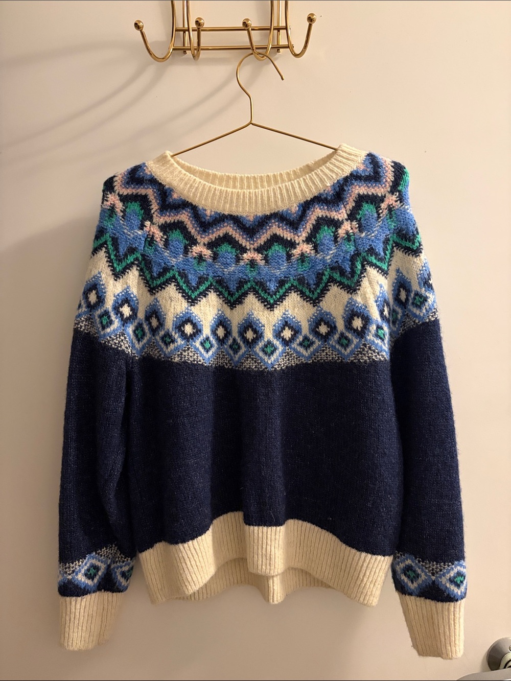Old Navy Crewneck Fair Isle Sweater